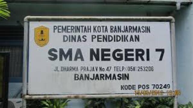 SMAN 7 Banjarmasin Sekolah Terpopuler